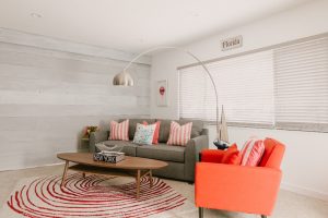 VV1 Living Room - Villa Victoriana Downtown Fort Lauderdale Apartments