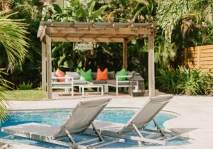 VV Pool and Garden - Villa Victoriana Hostels in Fort Lauderdale