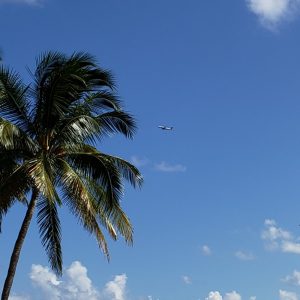 Plane over Fort Lauderdale