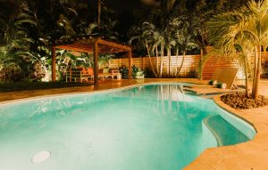 VV Pool & Garden - Villa Victoriana Vacation Home Rental Fort Lauderdale Beach